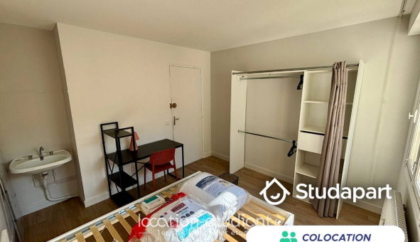 Colocation étudiante Studio &agrave; Reims (51100)