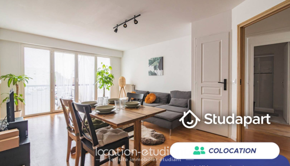 Colocation étudiante Studio &agrave; Reims (51100)