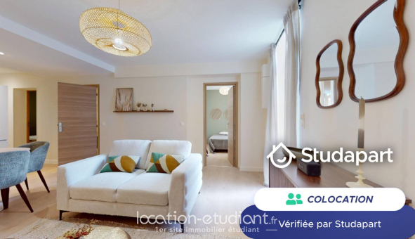 Colocation étudiante Studio &agrave; Reims (51100)