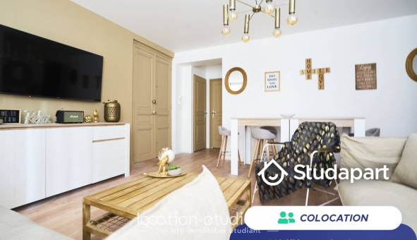Colocation étudiante T1 &agrave; Reims (51100)