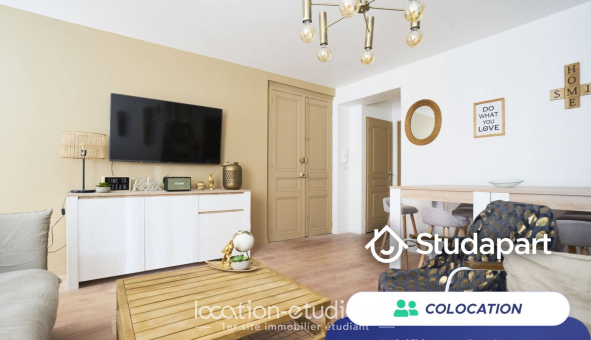 Colocation étudiante T1 &agrave; Reims (51100)