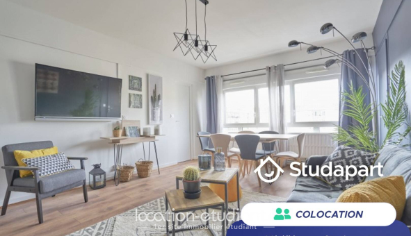 Colocation étudiante Duplex &agrave; Reims (51100)