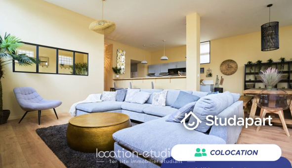 Colocation étudiante Studio &agrave; Reims (51100)