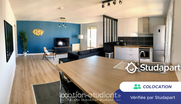 Colocation étudiante Studio &agrave; Reims (51100)