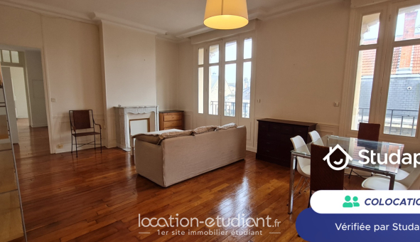 Colocation étudiante T4 &agrave; Reims (51100)
