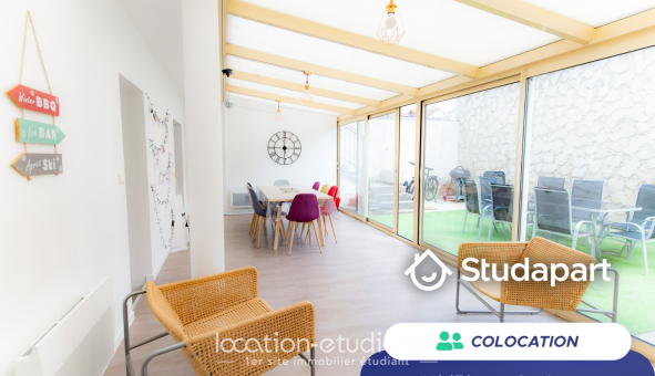 Colocation étudiante Studio &agrave; Reims (51100)