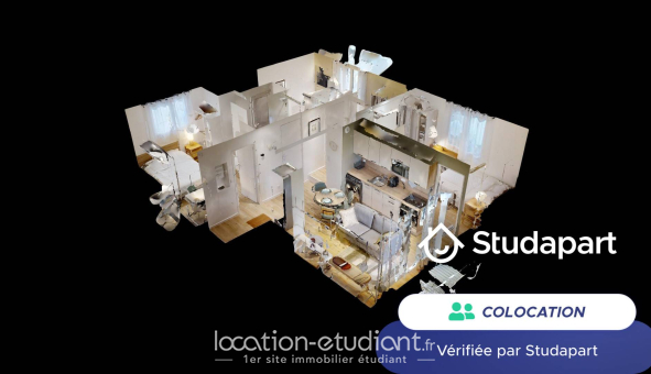 Colocation étudiante Studio &agrave; Rennes (35000)