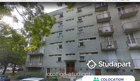 Colocation étudiante Studio &agrave; Rennes (35000)