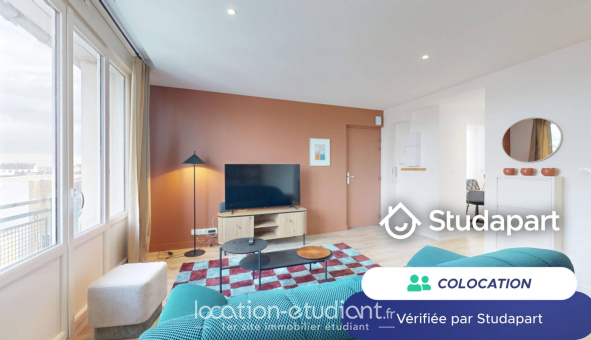 Colocation étudiante Studio &agrave; Rennes (35000)