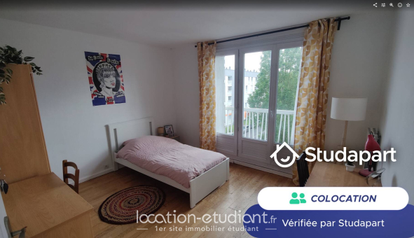 Colocation étudiante Duplex &agrave; Rennes (35000)