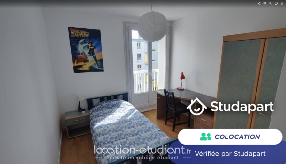 Colocation étudiante Duplex &agrave; Rennes (35000)