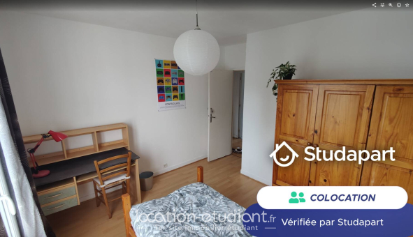 Colocation étudiante Duplex &agrave; Rennes (35000)