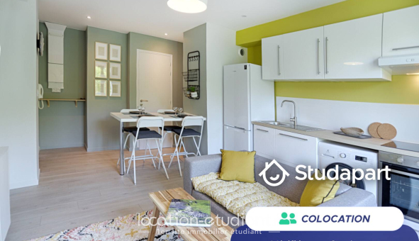Colocation étudiante T4 &agrave; Rennes (35000)