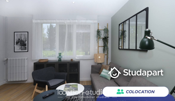 Colocation étudiante T4 &agrave; Rennes (35000)