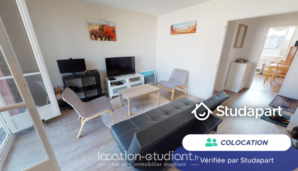 Colocation étudiante Studio &agrave; Rezé (44400)