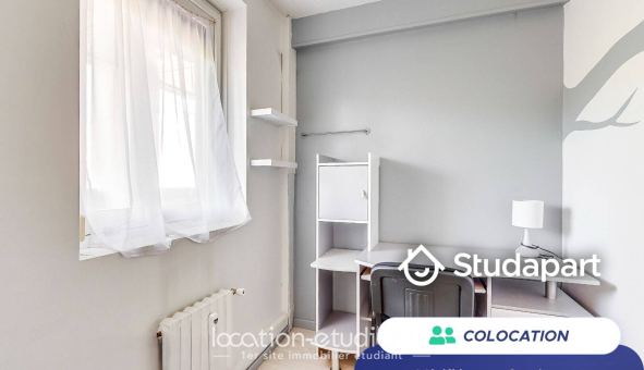 Colocation étudiante T4 &agrave; Roubaix (59100)