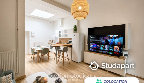 Colocation étudiante Studio &agrave; Roubaix (59100)