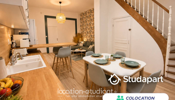 Colocation étudiante Studio &agrave; Roubaix (59100)