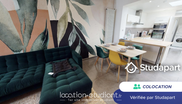 Colocation étudiante Studio &agrave; Roubaix (59100)