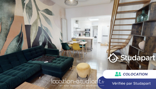 Colocation étudiante Studio &agrave; Roubaix (59100)