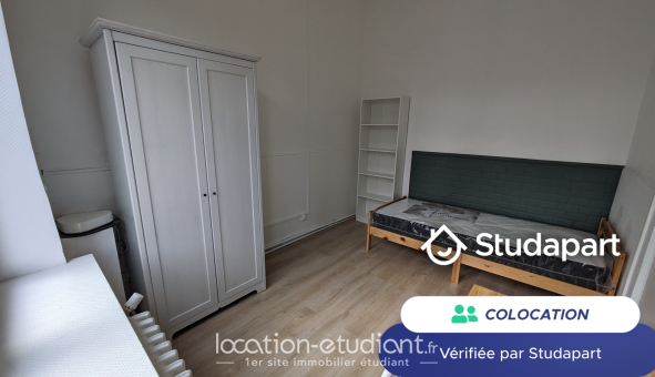 Colocation étudiante Studio &agrave; Roubaix (59100)