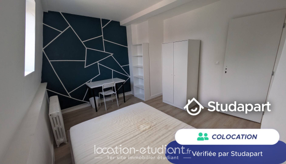 Colocation étudiante Studio &agrave; Roubaix (59100)