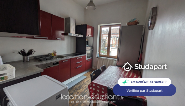 Colocation étudiante Studio &agrave; Roubaix (59100)
