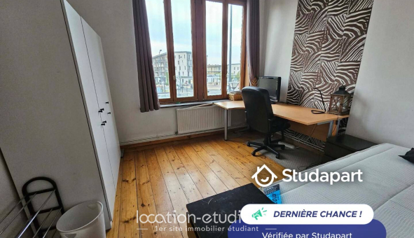 Colocation étudiante Studio &agrave; Roubaix (59100)