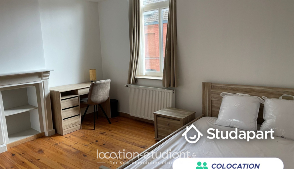 Colocation étudiante Studio &agrave; Roubaix (59100)