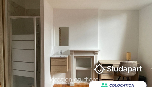 Colocation étudiante Studio &agrave; Roubaix (59100)