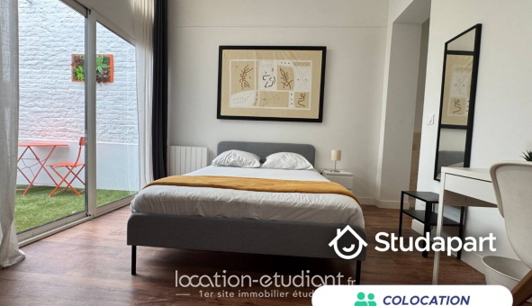 Colocation étudiante Studio &agrave; Roubaix (59100)