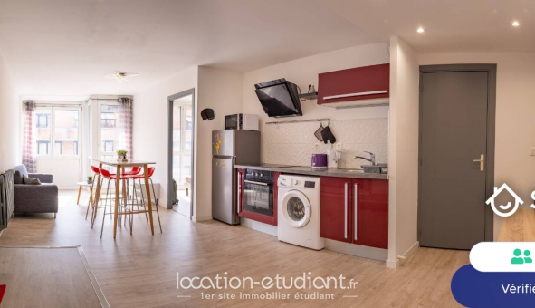 Colocation étudiante Studio &agrave; Roubaix (59100)