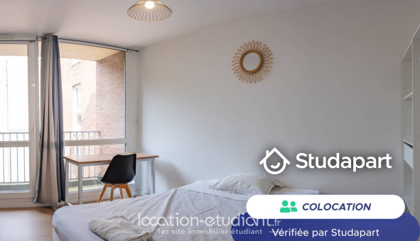 Colocation étudiante Studio &agrave; Roubaix (59100)