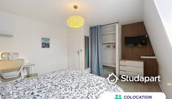 Colocation étudiante Studio &agrave; Roubaix (59100)