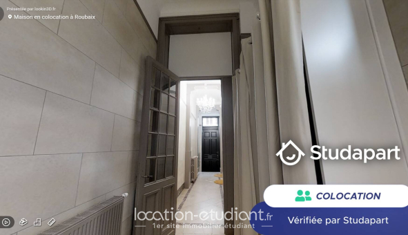 Colocation étudiante Studio &agrave; Roubaix (59100)