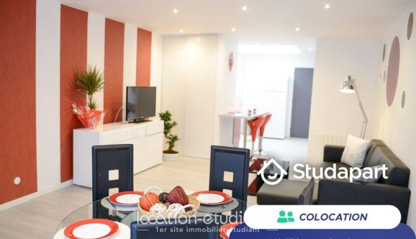 Colocation étudiante Studio &agrave; Roubaix (59100)