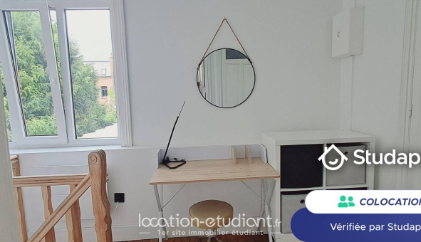 Colocation étudiante Studio &agrave; Roubaix (59100)