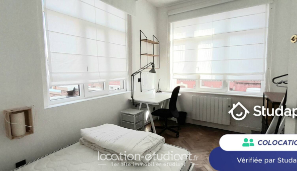 Colocation étudiante Studio &agrave; Roubaix (59100)