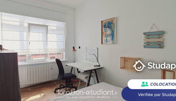 Colocation étudiante Studio &agrave; Roubaix (59100)