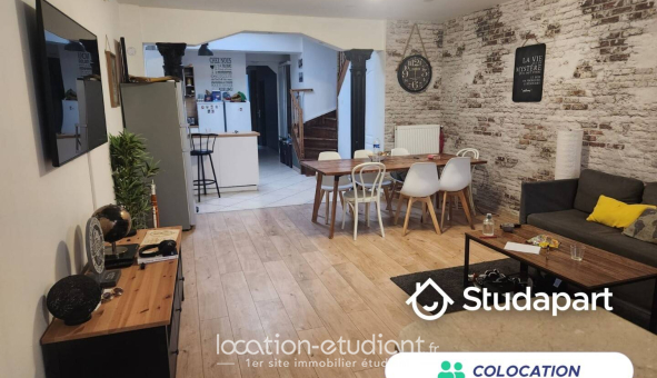 Colocation étudiante Studio &agrave; Roubaix (59100)
