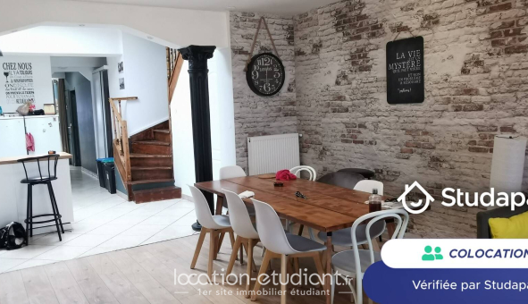 Colocation étudiante Studio &agrave; Roubaix (59100)