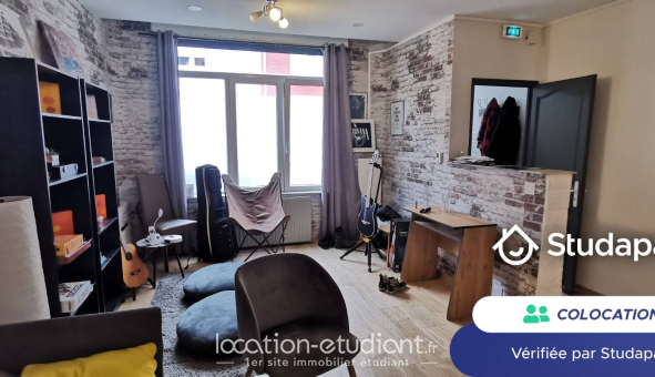 Colocation étudiante Studio &agrave; Roubaix (59100)