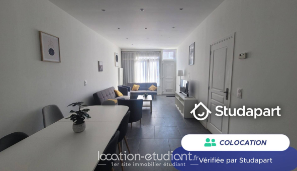 Colocation étudiante Studio &agrave; Roubaix (59100)
