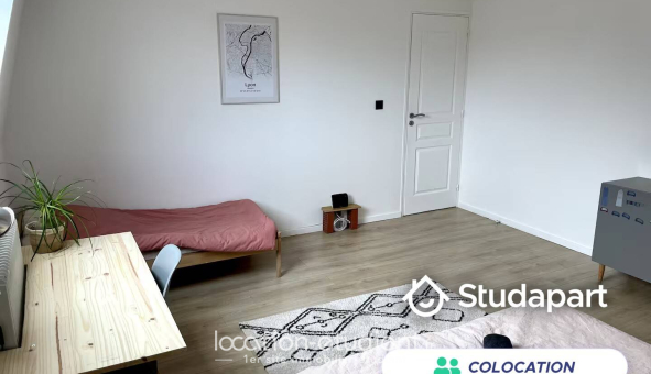 Colocation étudiante Studio &agrave; Roubaix (59100)
