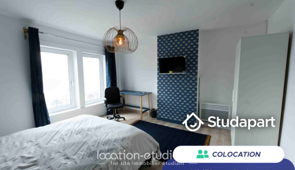 Colocation étudiante Studio &agrave; Roubaix (59100)