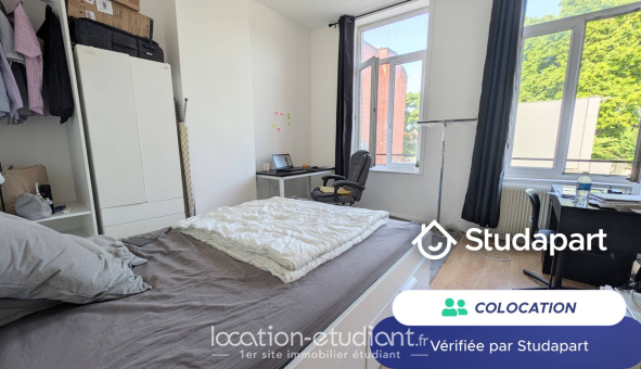 Colocation étudiante Studio &agrave; Roubaix (59100)
