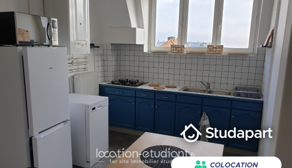 Colocation étudiante T4 &agrave; Roubaix (59100)