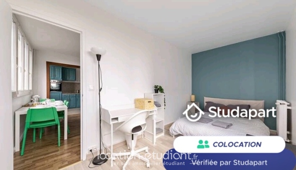 Colocation étudiante T4 &agrave; Rouen (76100)