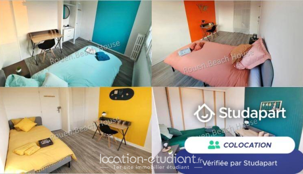 Colocation étudiante Studio &agrave; Rouen (76100)