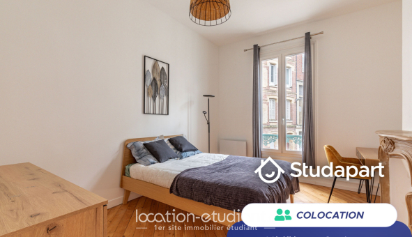 Colocation étudiante T4 &agrave; Rouen (76100)